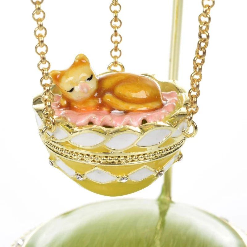 Baroque Enamel Hot Air Balloon Sculpture – Limited Edition Collectible Decor - The Paragon Arts
