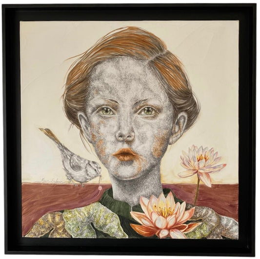 Contemporary Portrait Fine Arts Oil Painting by Ilgin Erdem, Original One-of-a-Kind Artwork