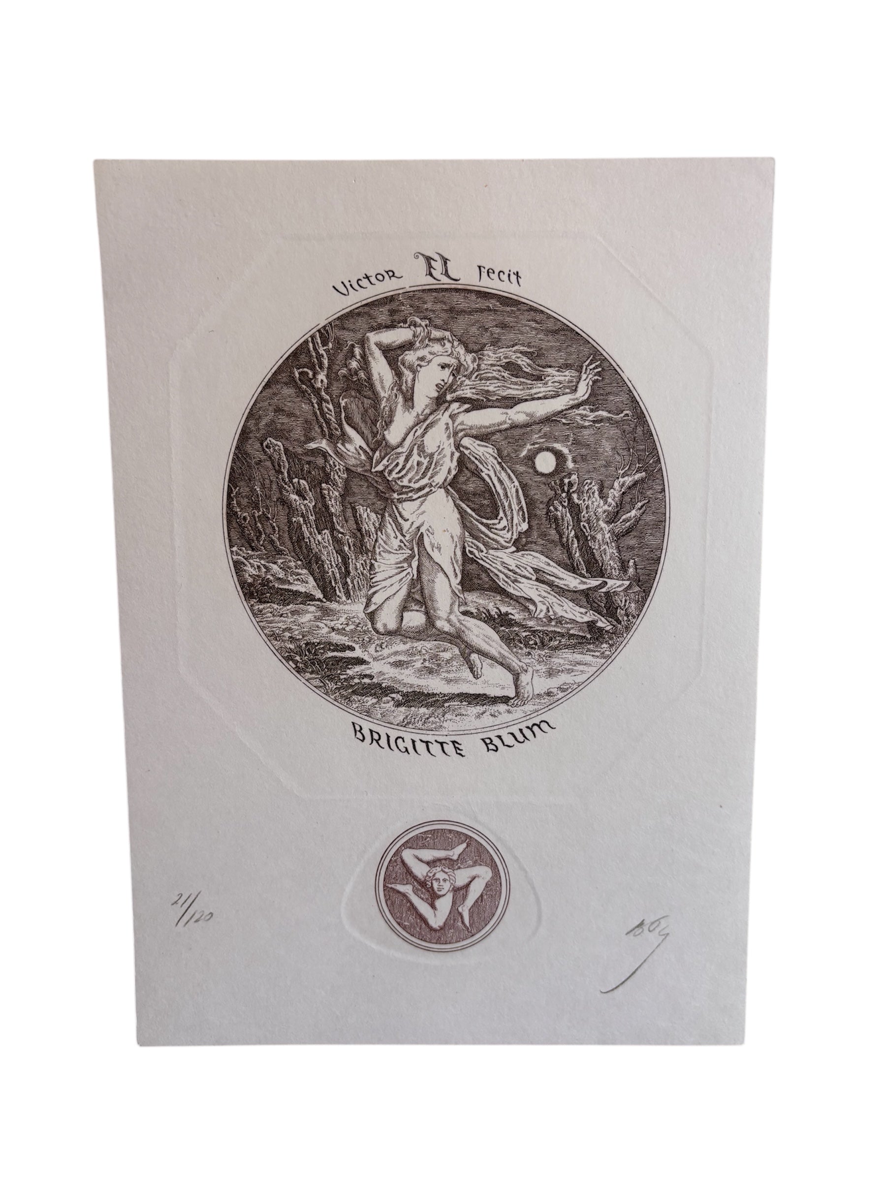 Brigitte Blum Ex Libris Limited Edition of 120 - The Paragon Arts