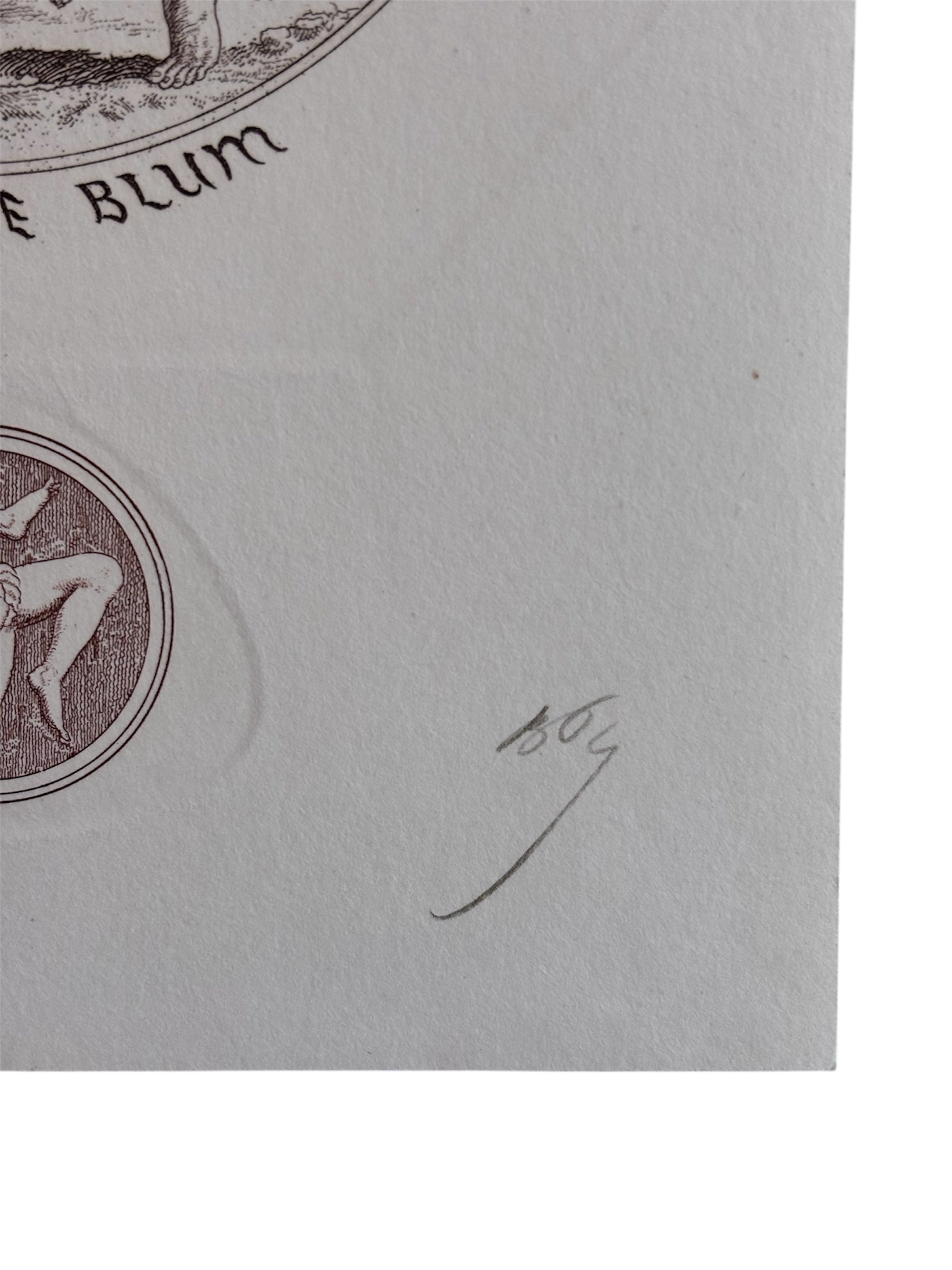 Brigitte Blum Ex Libris Limited Edition of 120 - The Paragon Arts